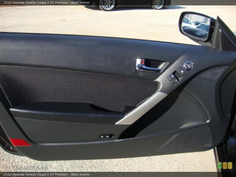 Black Interior Door Panel for the 2010 Hyundai Genesis Coupe 2.0T Premium #40727910