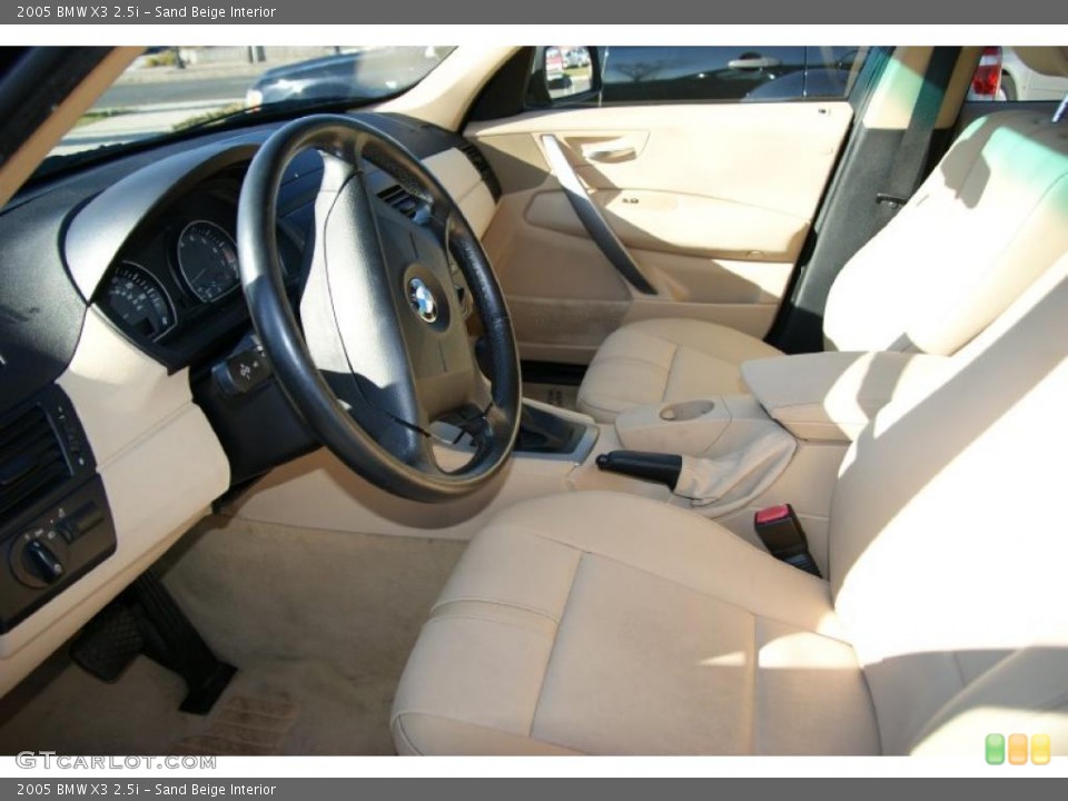 Sand Beige Interior Photo for the 2005 BMW X3 2.5i #40728310
