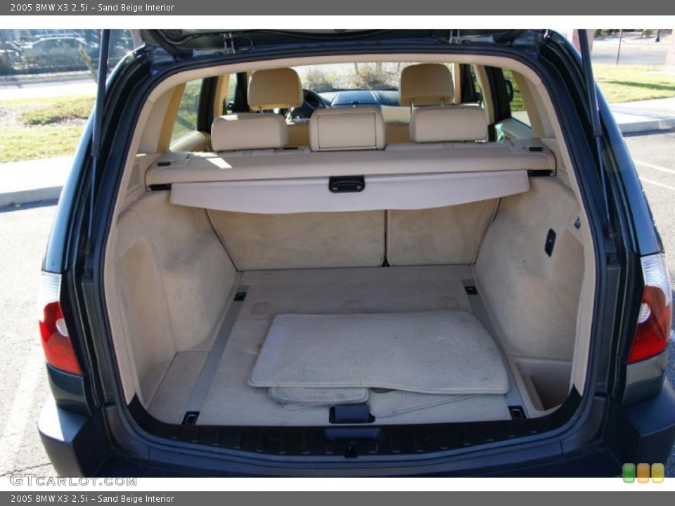 Sand Beige Interior Trunk for the 2005 BMW X3 2.5i #40728359