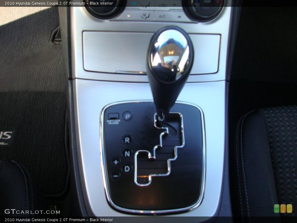 Black Interior Transmission for the 2010 Hyundai Genesis Coupe 2.0T Premium #40728370