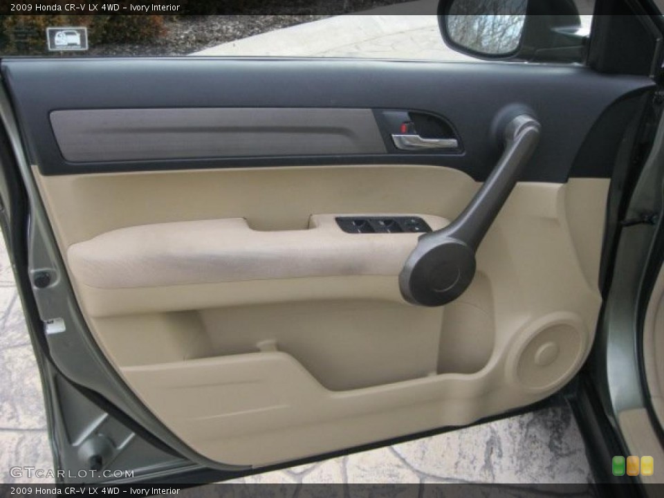 Ivory Interior Door Panel for the 2009 Honda CR-V LX 4WD #40729107