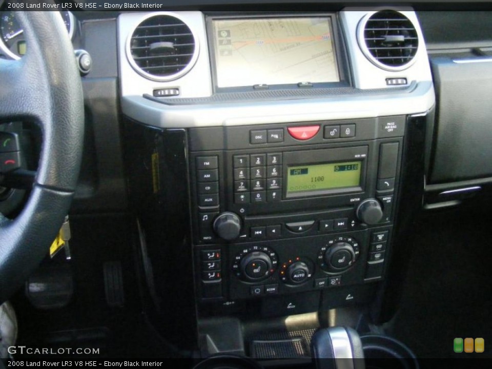 Ebony Black Interior Controls for the 2008 Land Rover LR3 V8 HSE #40731723