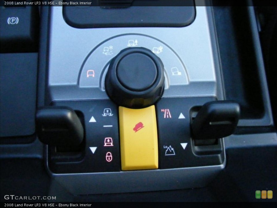 Ebony Black Interior Controls for the 2008 Land Rover LR3 V8 HSE #40731815