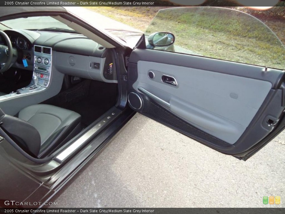 Dark Slate Grey/Medium Slate Grey Interior Door Panel for the 2005 Chrysler Crossfire Limited Roadster #40732143