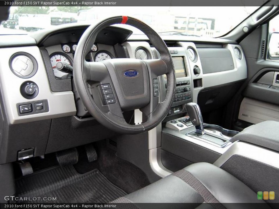 Raptor Black Interior Dashboard for the 2010 Ford F150 SVT Raptor SuperCab 4x4 #40736759