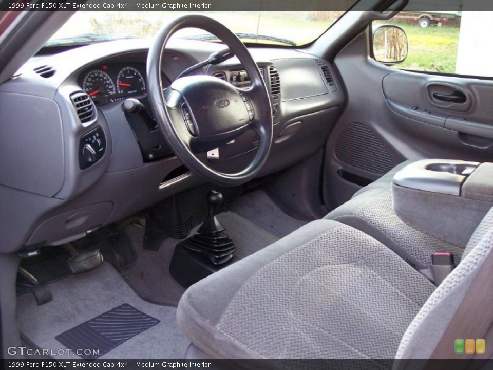 Medium Graphite Interior Photo for the 1999 Ford F150 XLT Extended Cab 4x4 #40737059