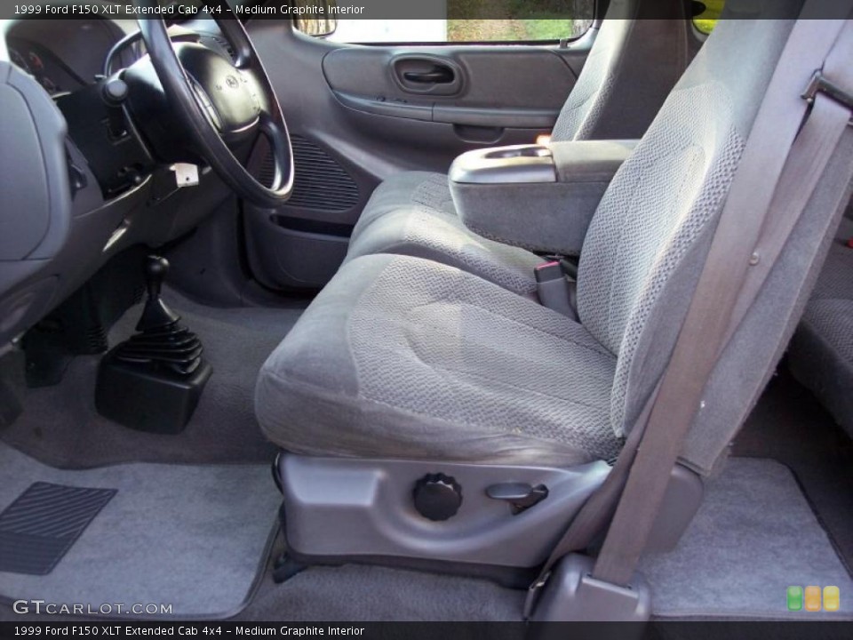 Medium Graphite Interior Photo for the 1999 Ford F150 XLT Extended Cab 4x4 #40737071