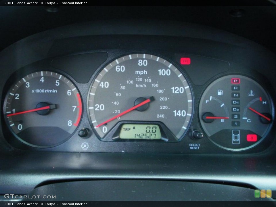 Charcoal Interior Gauges for the 2001 Honda Accord LX Coupe #40737375