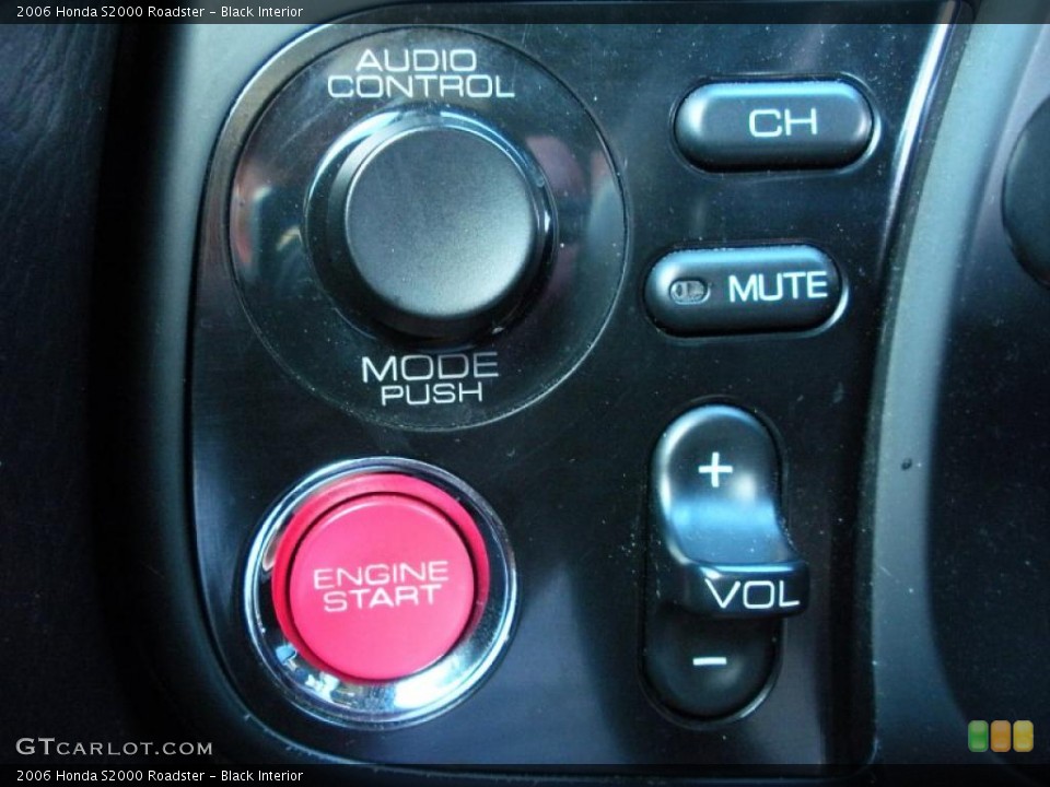 Black Interior Controls for the 2006 Honda S2000 Roadster #40738551