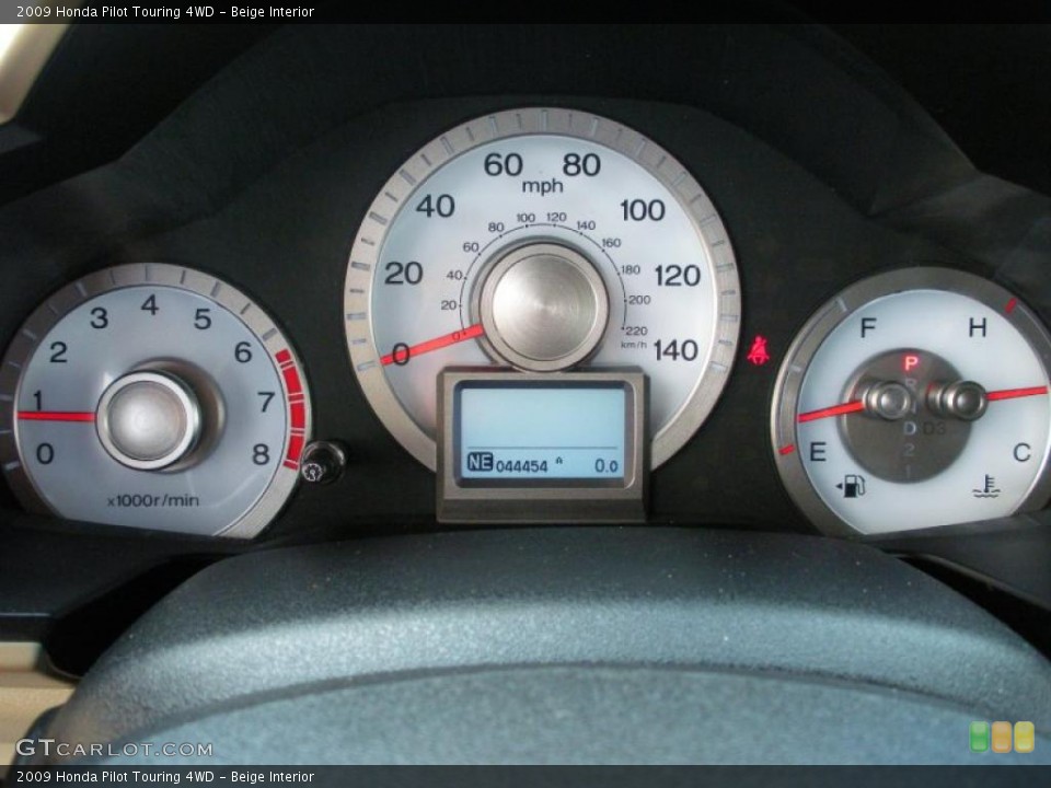 Beige Interior Gauges for the 2009 Honda Pilot Touring 4WD #40739011
