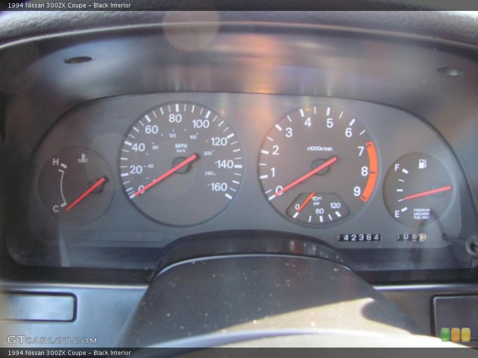 Black Interior Gauges for the 1994 Nissan 300ZX Coupe #40741688