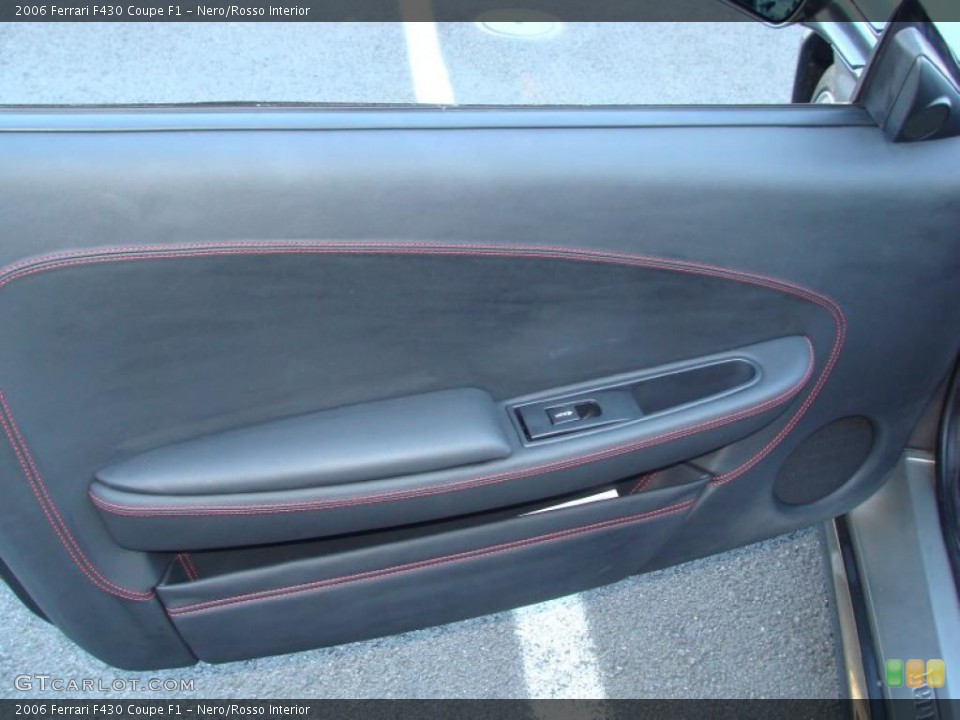 Nero/Rosso Interior Door Panel for the 2006 Ferrari F430 Coupe F1 #40746316