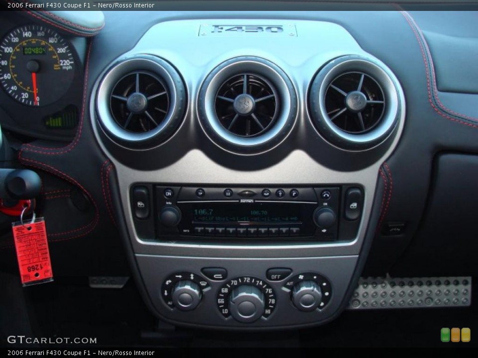 Nero/Rosso Interior Controls for the 2006 Ferrari F430 Coupe F1 #40746396