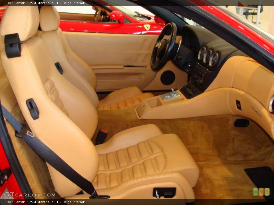 Beige 2002 Ferrari 575M Maranello Interiors