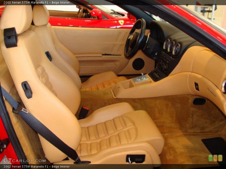 Beige Interior Photo for the 2002 Ferrari 575M Maranello F1 #40746712