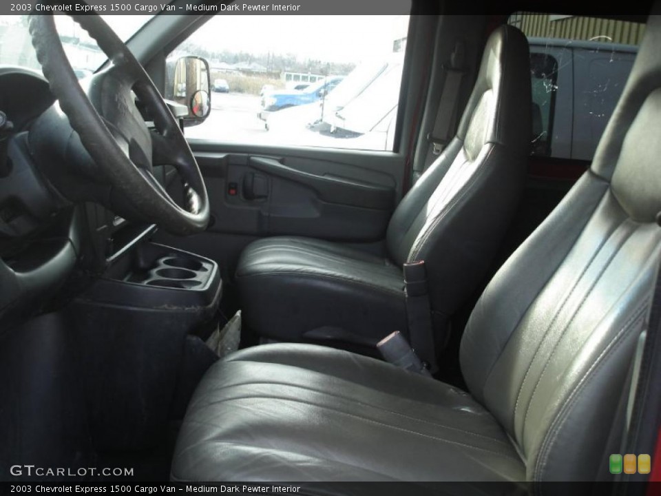 Medium Dark Pewter Interior Photo for the 2003 Chevrolet Express 1500 Cargo Van #40747465