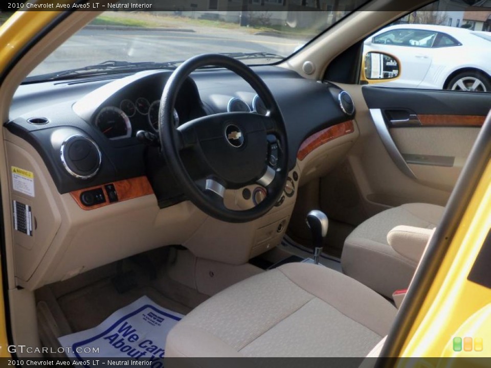 Neutral Interior Prime Interior for the 2010 Chevrolet Aveo Aveo5 LT #40748037