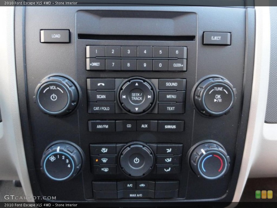 Stone Interior Controls for the 2010 Ford Escape XLS 4WD #40749806
