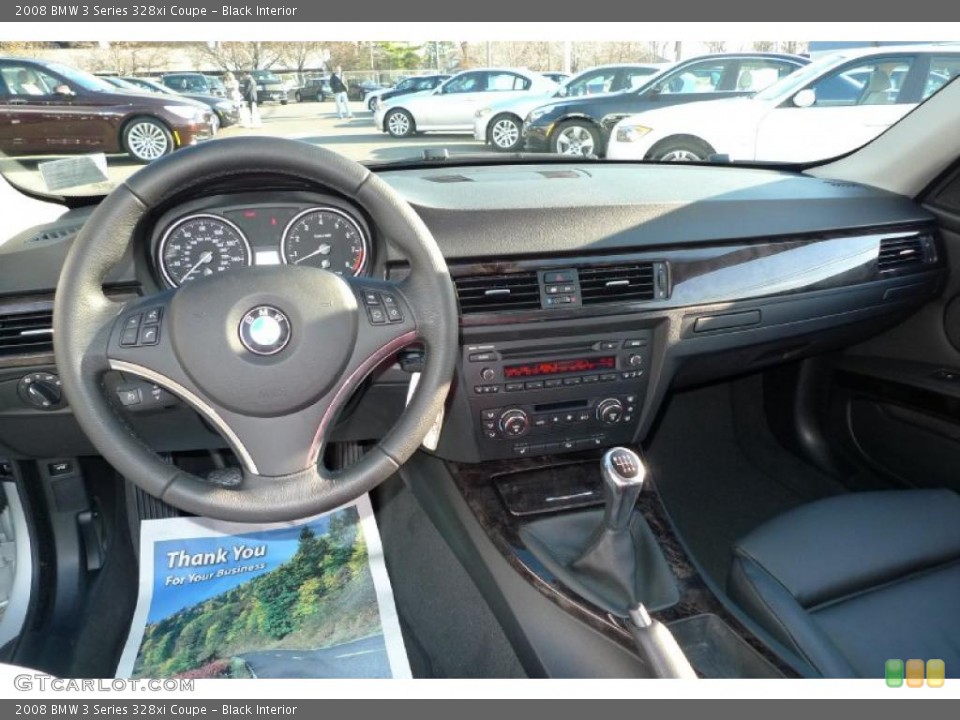 Black Interior Prime Interior for the 2008 BMW 3 Series 328xi Coupe #40752414