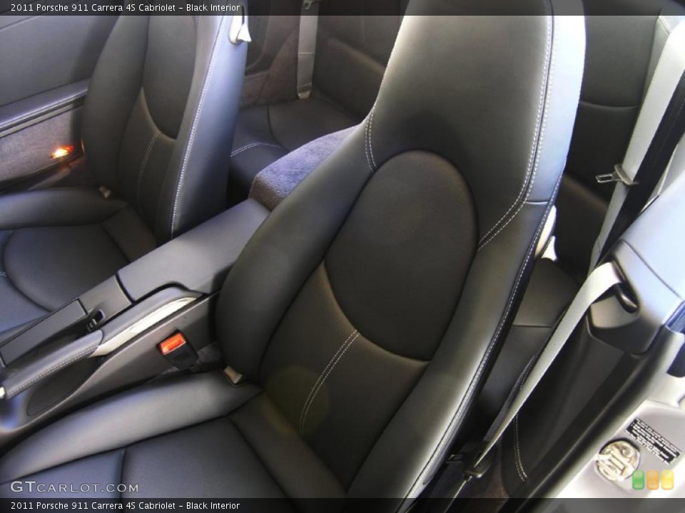 Black Interior Photo for the 2011 Porsche 911 Carrera 4S Cabriolet #40753687