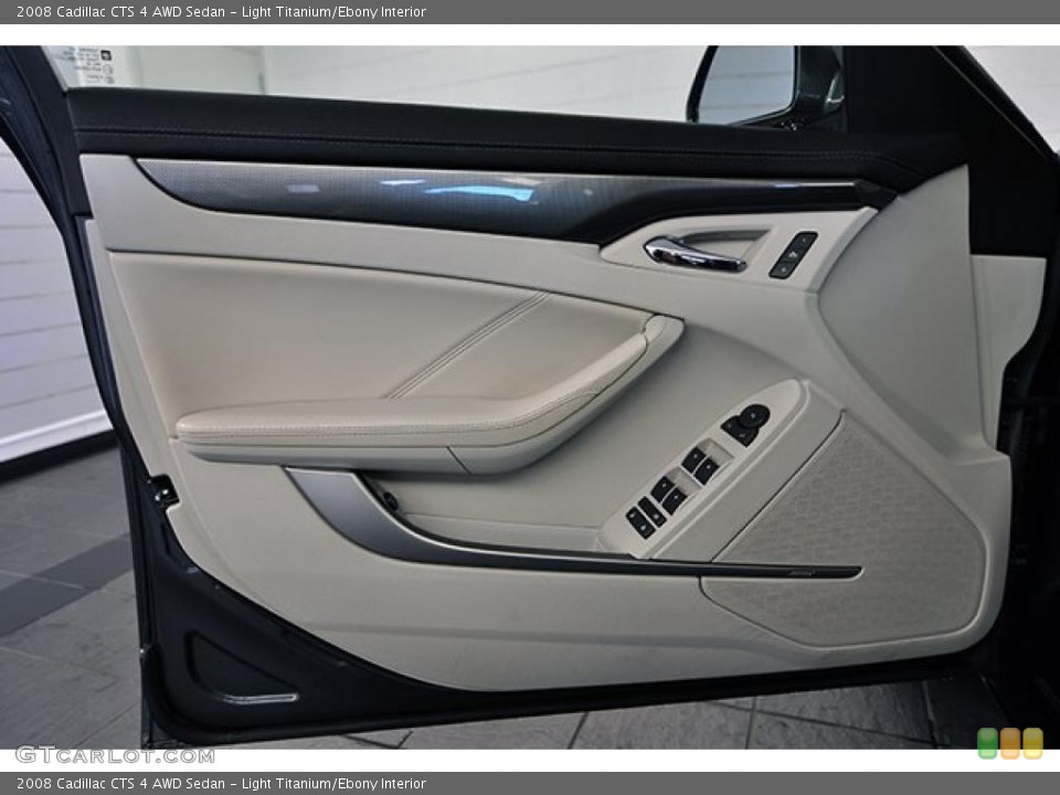 Light Titanium/Ebony Interior Door Panel for the 2008 Cadillac CTS 4 AWD Sedan #40755219