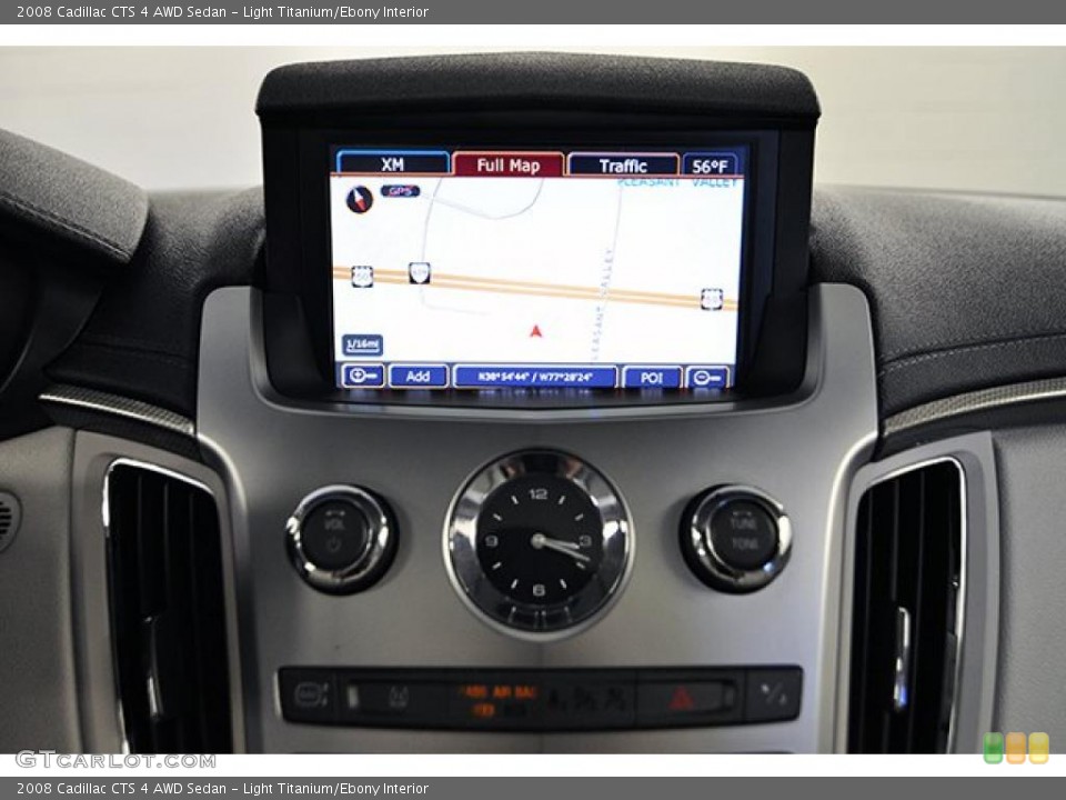 Light Titanium/Ebony Interior Navigation for the 2008 Cadillac CTS 4 AWD Sedan #40755295