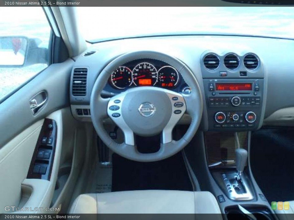 Blond Interior Dashboard for the 2010 Nissan Altima 2.5 SL #40757095