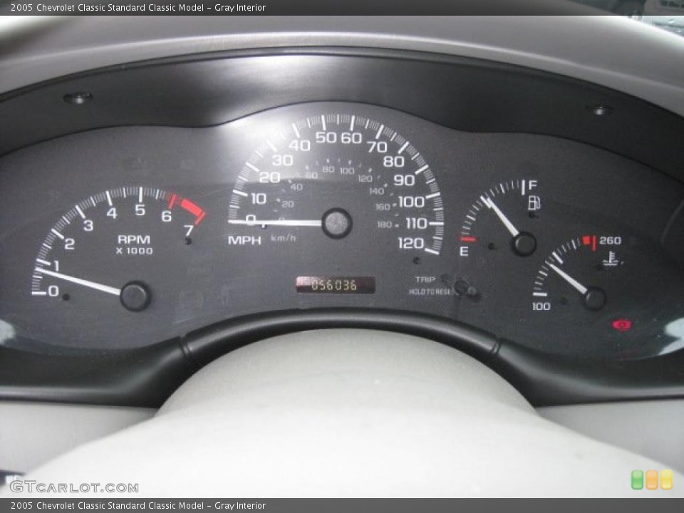 Gray Interior Gauges for the 2005 Chevrolet Classic  #40758007