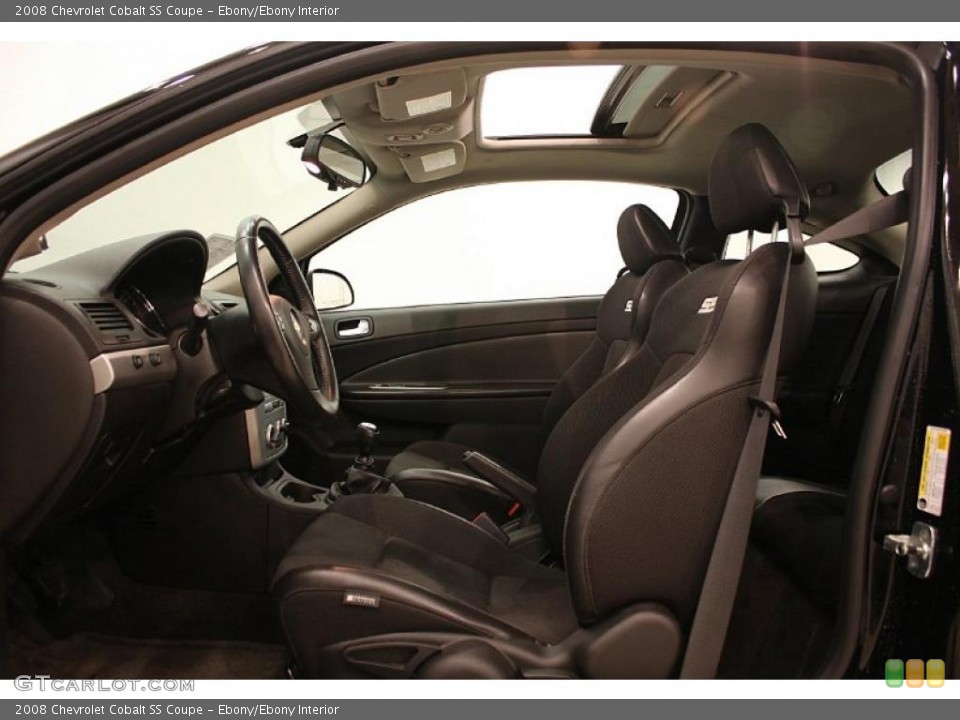 Ebony/Ebony Interior Photo for the 2008 Chevrolet Cobalt SS Coupe #40758443