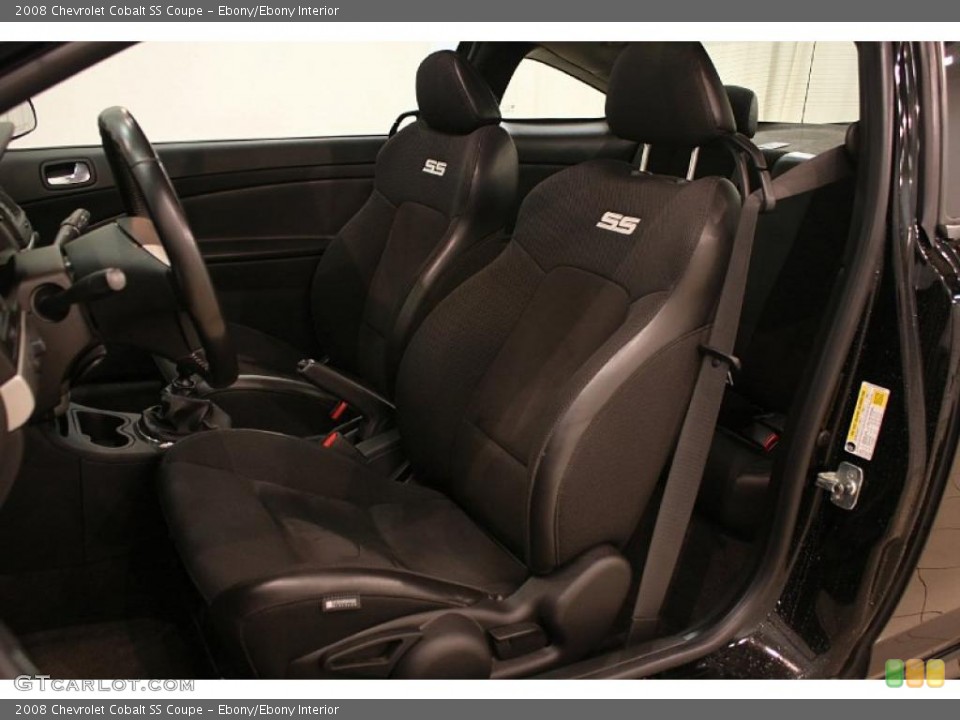 Ebony/Ebony Interior Photo for the 2008 Chevrolet Cobalt SS Coupe #40758459