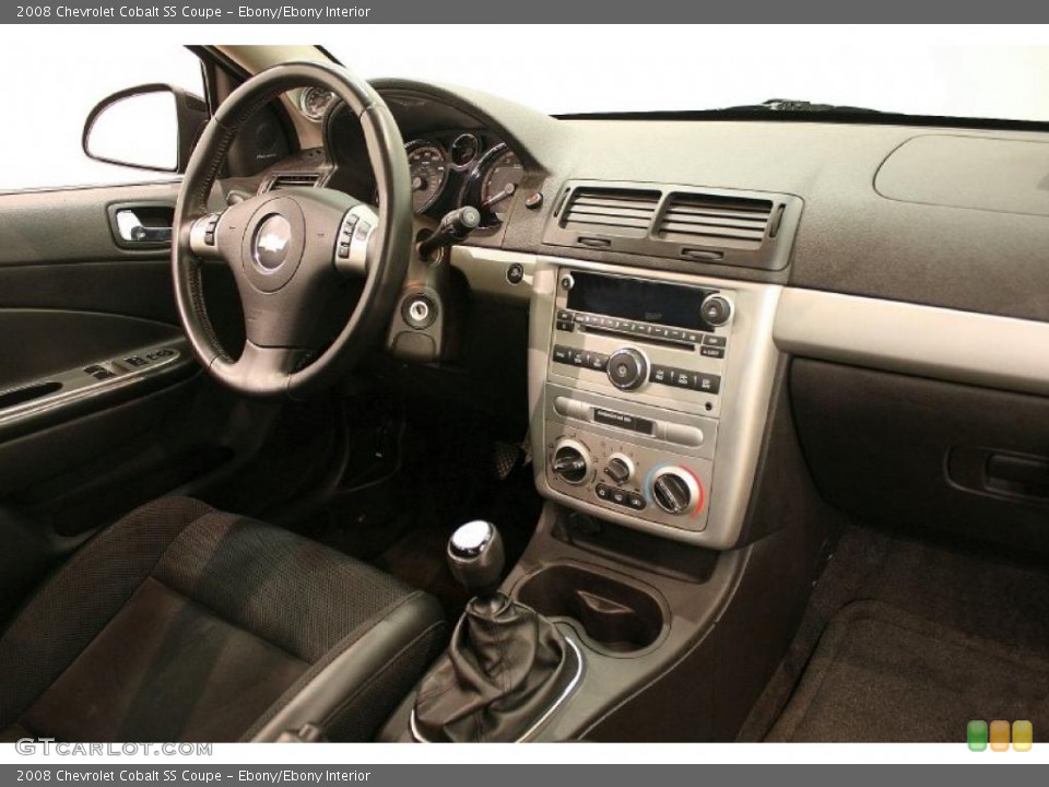 Ebony/Ebony Interior Dashboard for the 2008 Chevrolet Cobalt SS Coupe #40758535