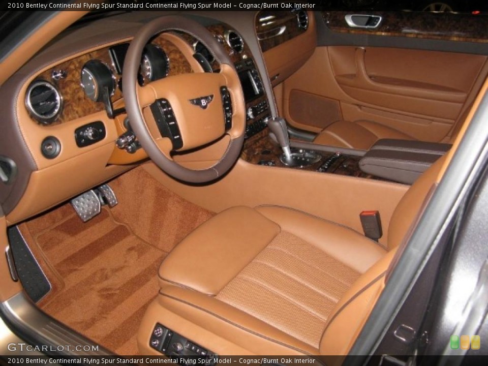 Cognac/Burnt Oak 2010 Bentley Continental Flying Spur Interiors