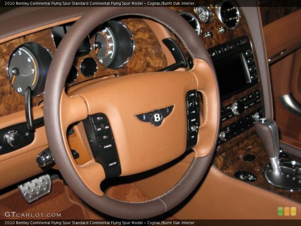 Cognac/Burnt Oak Interior Steering Wheel for the 2010 Bentley Continental Flying Spur  #40759155