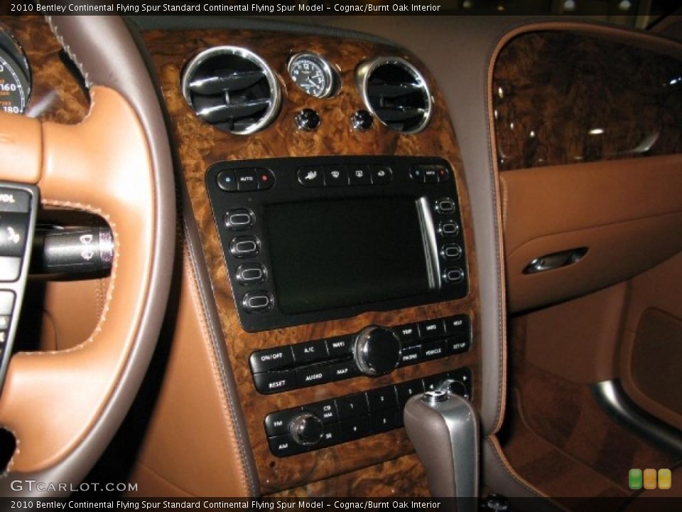 Cognac/Burnt Oak Interior Controls for the 2010 Bentley Continental Flying Spur  #40759171