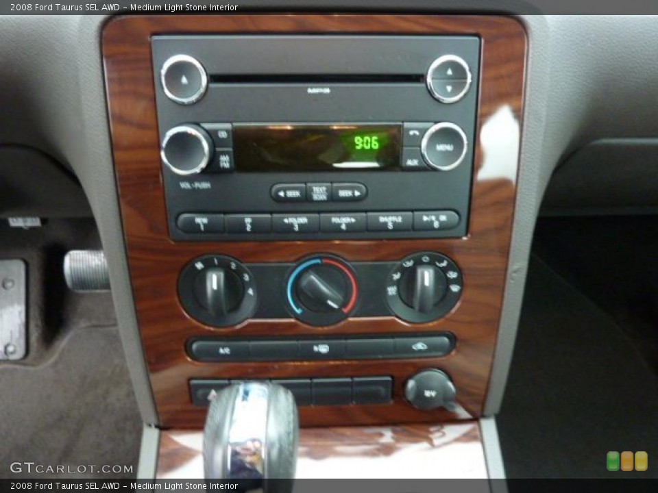 Medium Light Stone Interior Controls for the 2008 Ford Taurus SEL AWD #40760007
