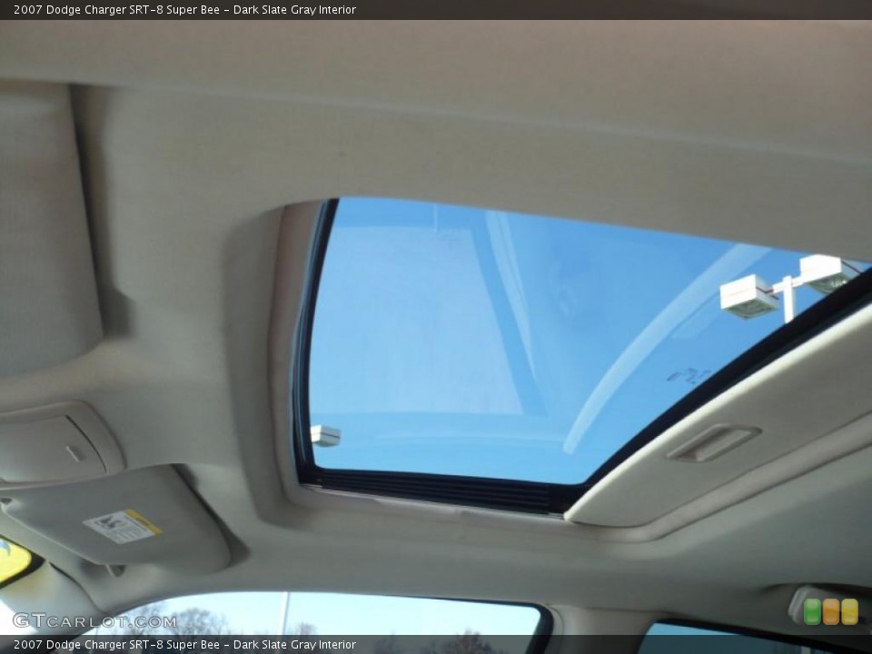 Dark Slate Gray Interior Sunroof for the 2007 Dodge Charger SRT-8 Super Bee #40762983