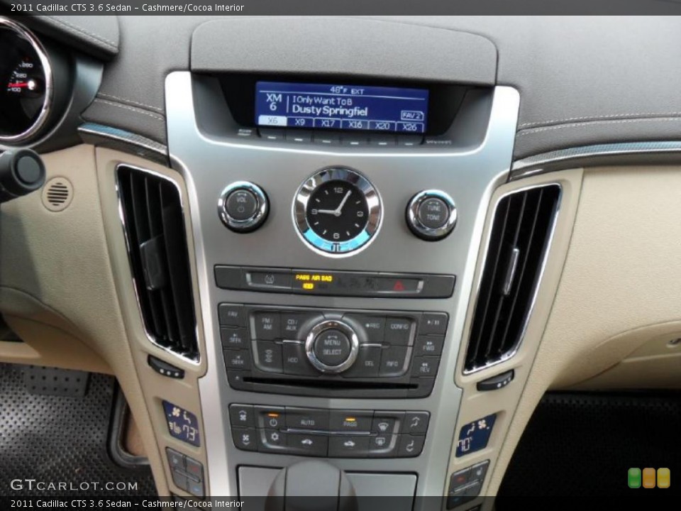 Cashmere/Cocoa Interior Controls for the 2011 Cadillac CTS 3.6 Sedan #40764419