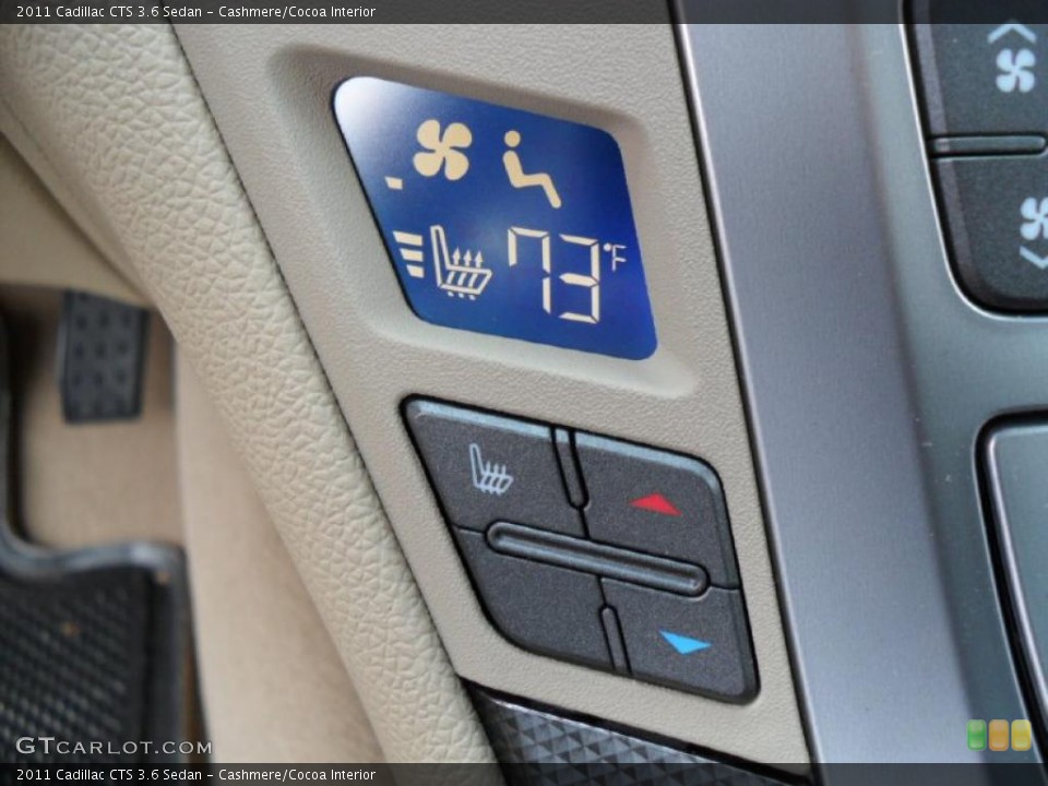 Cashmere/Cocoa Interior Controls for the 2011 Cadillac CTS 3.6 Sedan #40764431