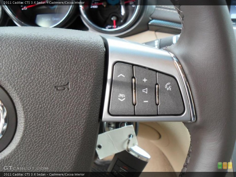 Cashmere/Cocoa Interior Controls for the 2011 Cadillac CTS 3.6 Sedan #40764463