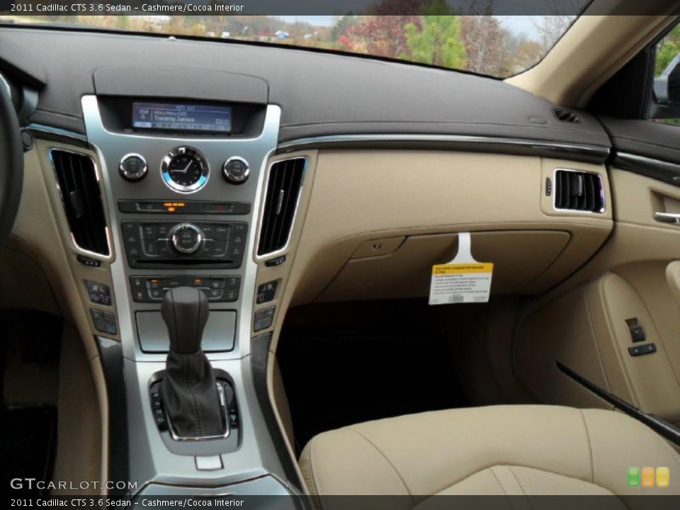 Cashmere/Cocoa Interior Dashboard for the 2011 Cadillac CTS 3.6 Sedan #40764523