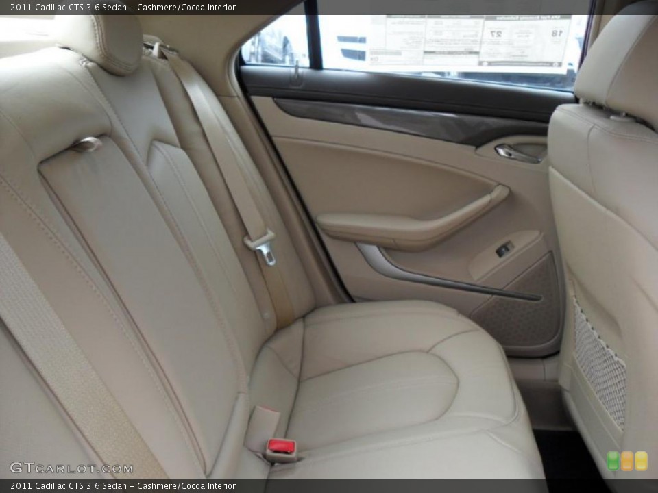 Cashmere/Cocoa Interior Photo for the 2011 Cadillac CTS 3.6 Sedan #40764551