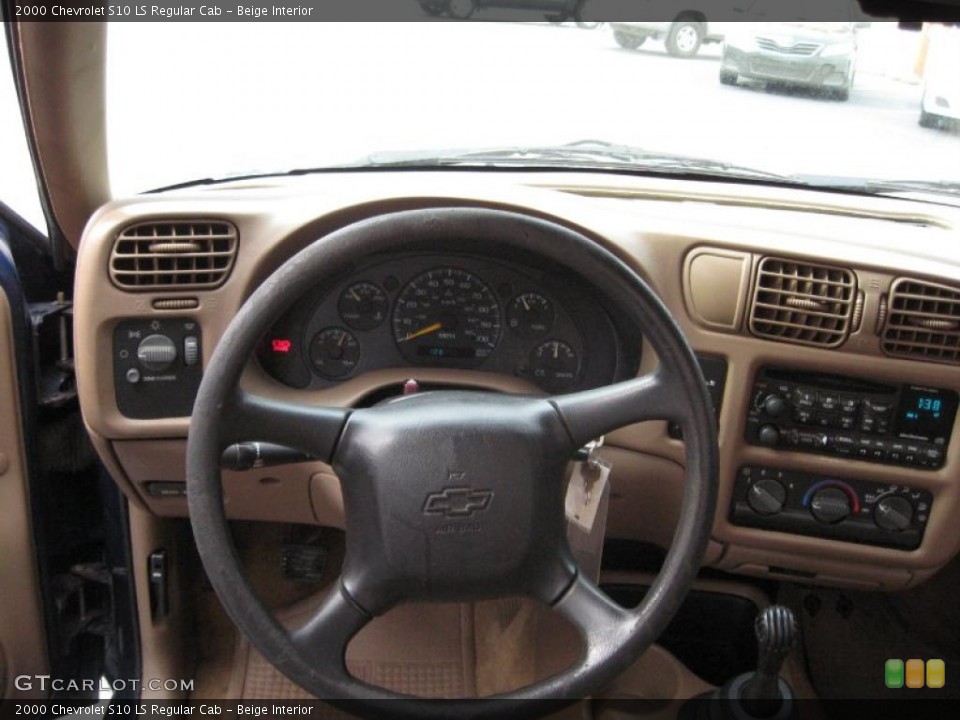 Beige Interior Dashboard for the 2000 Chevrolet S10 LS Regular Cab #40766299