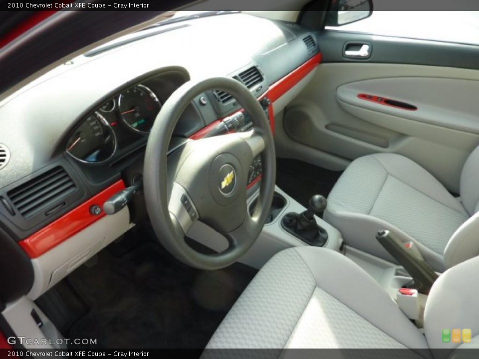 Gray Interior Prime Interior for the 2010 Chevrolet Cobalt XFE Coupe #40766579
