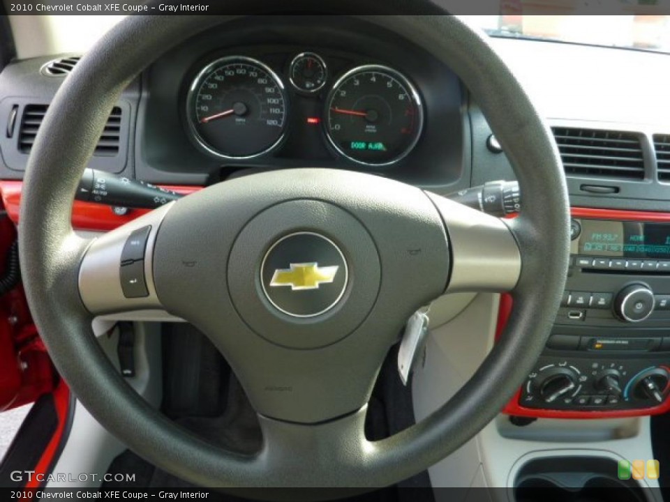 Gray Interior Steering Wheel for the 2010 Chevrolet Cobalt XFE Coupe #40766595