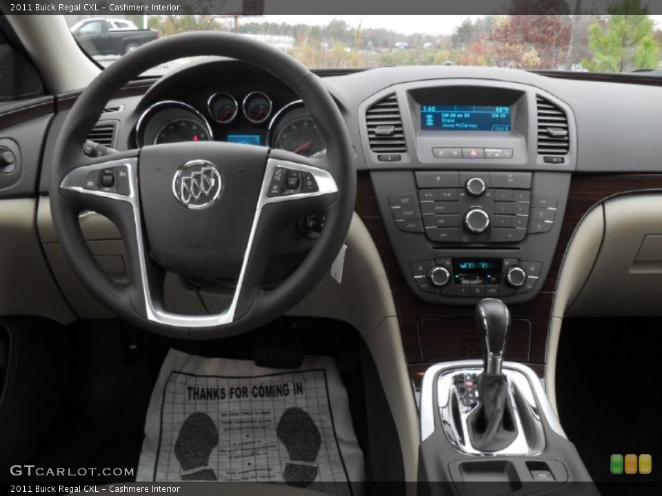 Cashmere Interior Dashboard for the 2011 Buick Regal CXL #40768659