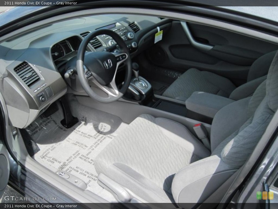 Gray Interior Photo for the 2011 Honda Civic EX Coupe #40768927