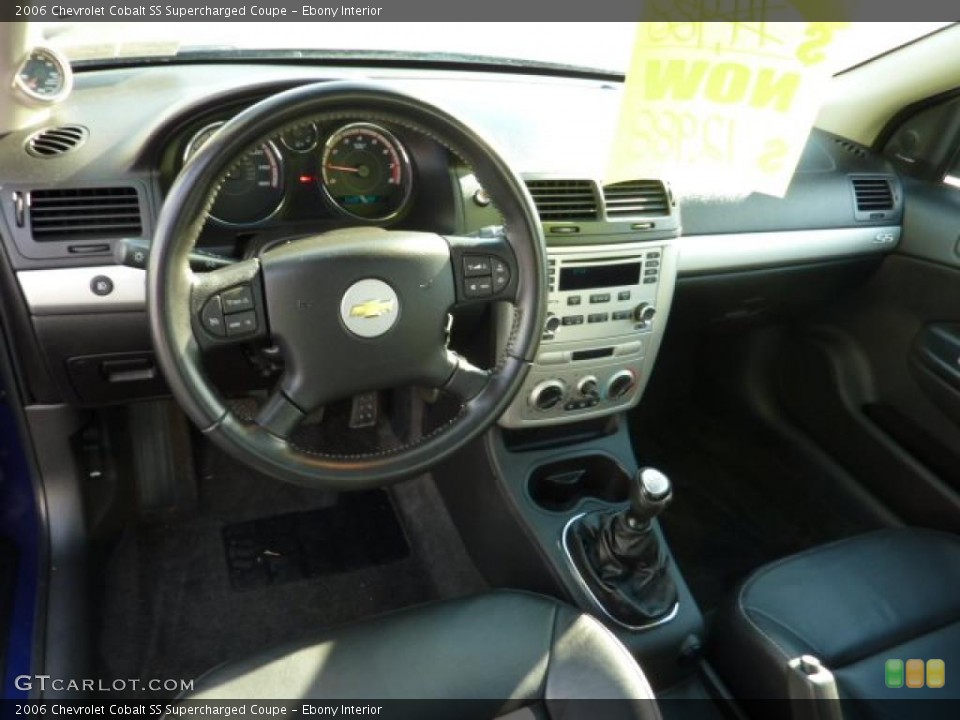 Ebony Interior Photo for the 2006 Chevrolet Cobalt SS Supercharged Coupe #40768959