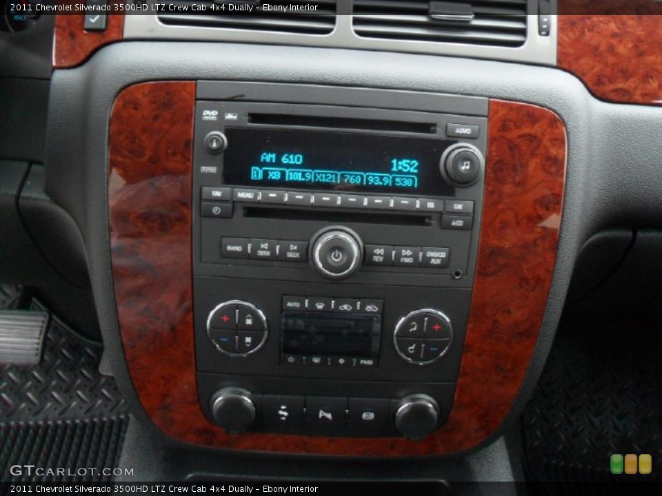 Ebony Interior Controls for the 2011 Chevrolet Silverado 3500HD LTZ Crew Cab 4x4 Dually #40770271