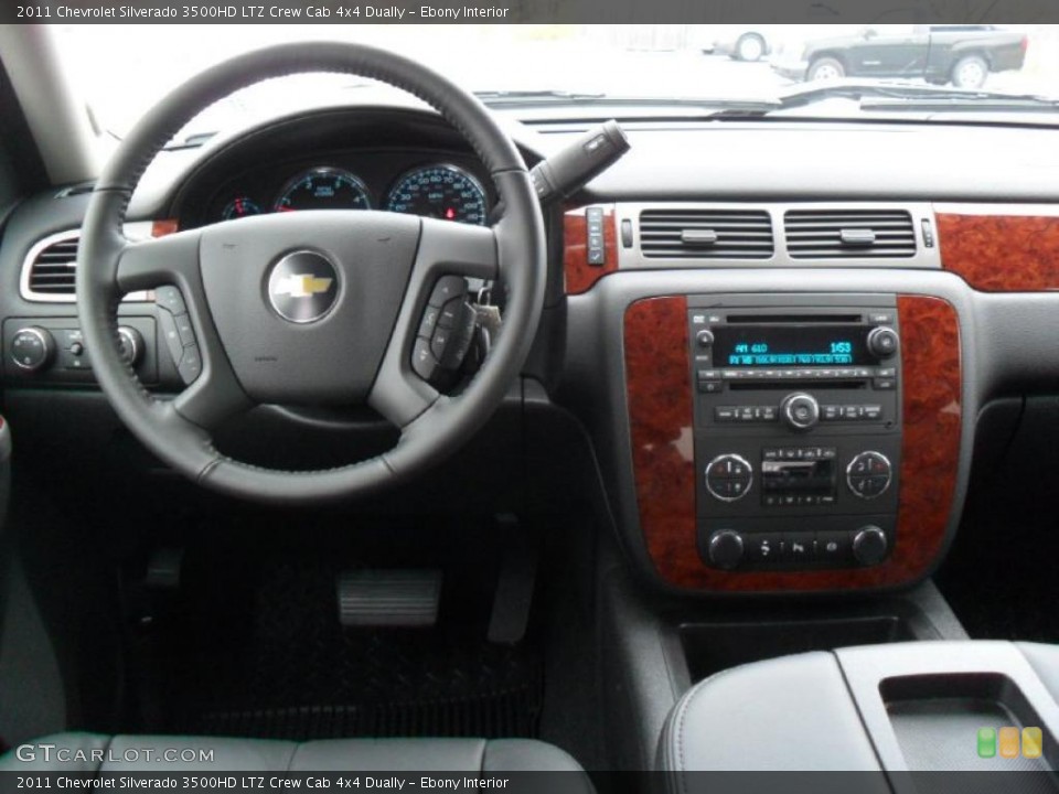 Ebony Interior Dashboard for the 2011 Chevrolet Silverado 3500HD LTZ Crew Cab 4x4 Dually #40770343