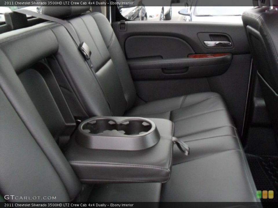 Ebony Interior Photo for the 2011 Chevrolet Silverado 3500HD LTZ Crew Cab 4x4 Dually #40770395